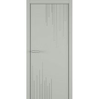 Межкомнатные двери ZaDoorART Lite ПГ Rain 2 Грей