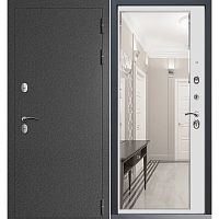 Входная дверь Command Doors Сибирь термо графит букле 116Z белый матовый