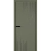 Межкомнатные двери ZaDoorART Lite ПГ Rain 2 Оливковый