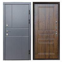 Termo door Входная металлическая дверь с терморазрывом Сибирь термо премиум Вертикаль grey Классика дуб