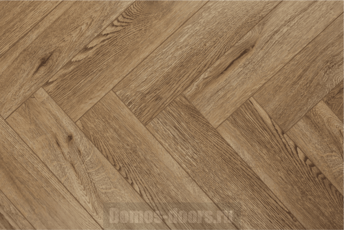 ICON FLOOR Дуб Коньяк (Oak Cognac) ORANGE ламинат, 33 класс, толщина 8 мм, ёлочка фото 5