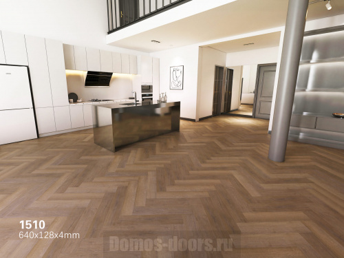 Floorwood Authentic 1510 Темный замок Виниловая плитка 640x128x4 фото 3