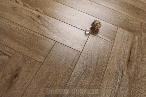 ICON FLOOR Дуб Коньяк (Oak Cognac) ORANGE ламинат, 33 класс, толщина 8 мм, ёлочка фото 4