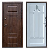 Termo door Входная металлическая дверь с терморазрывом Сибирь термо премиум Арка белое дерево