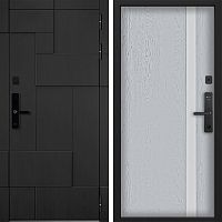 Входная дверь Command doors Cyber tetris black 6S Альберо Браш