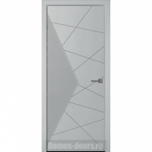 Wanmark Межкомнатная дверь Синди-2 РАЛ7047 эмаль