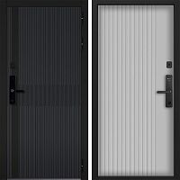 Входная дверь Command doors cyber matrix grey 03 Белый матовый