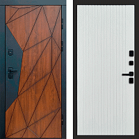 Termo door Входная дверь Геометрия Flat белый софт