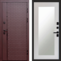 Termo door Входная дверь Simple Шоколад Зеркало триумф лиственница