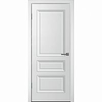 Wanmark Межкомнатная дверь Уно-3 белая эмаль ДГ