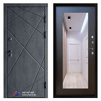 Termo door Входная дверь Лучи Зеркало триумф венге