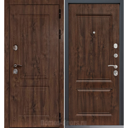 Входная дверь Command Doors Chalet 61 Темный дуб