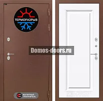 Входная дверь Лабиринт Термо Магнит 27 - Эмаль RAL 9003 размер 880х2050 левая