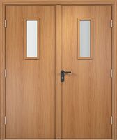 Межкомнатные Двери (Verda)  ДПО + ДПО ПВХ 60 мин. Миланский орех