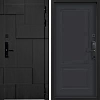 Входная дверь Command doors Cyber tetris black 05 Графит Серый