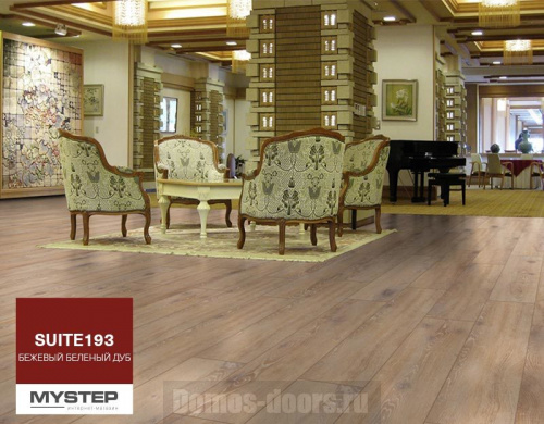 Ламинат Rooms Suite193 Бежевый Беленый Дуб RV810 фото 2