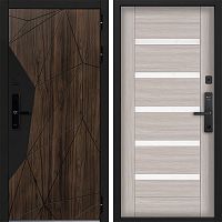 Входная дверь Command doors Cyber Shelwood 18SP Белая Лиственница