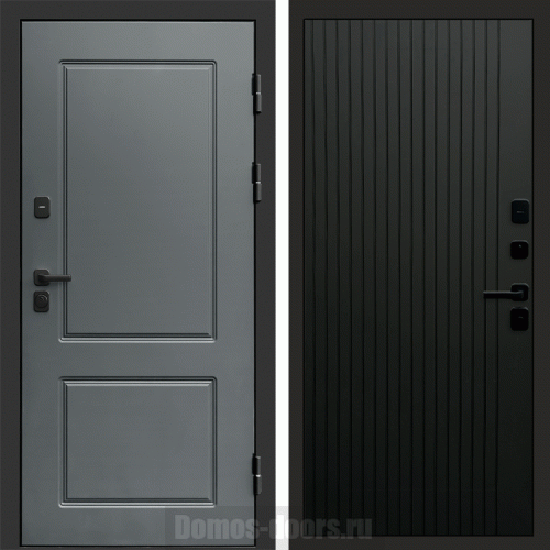 Termo door Входная дверь Верона Flat черный кварц Termo door Входная дверь Верона Flat черный кварц