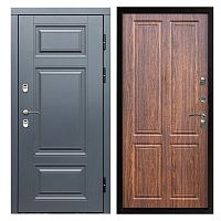 Termo door Входная металлическая дверь с терморазрывом Сибирь термо премиум Grey Орех стандарт