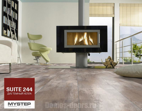 Ламинат Rooms Suite 244 Дуб темный Хелла RV819 фото 2