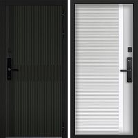 Входная дверь Command doors Cyber matrix oliva 30Б белый матовый