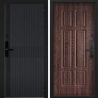 Входная дверь Command doors cyber matrix grey 15 Дуб коньяк