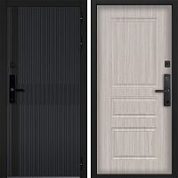 Входная дверь Command doors cyber matrix grey 02 Белая Лиственница