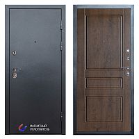 Termo door Входная дверь Техно графит Классика дуб