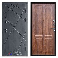 Termo door Входная дверь Лучи Орех стандарт