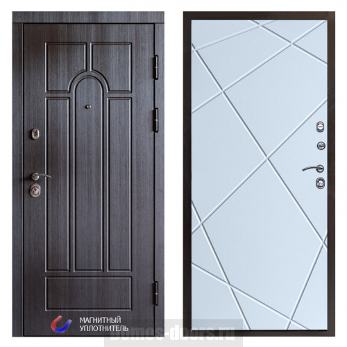 Termo door Входная дверь Модена Лучи белый Termo door Входная дверь Модена Лучи белый