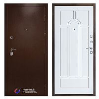 Termo door Входная дверь Техно медь Арка лиственница