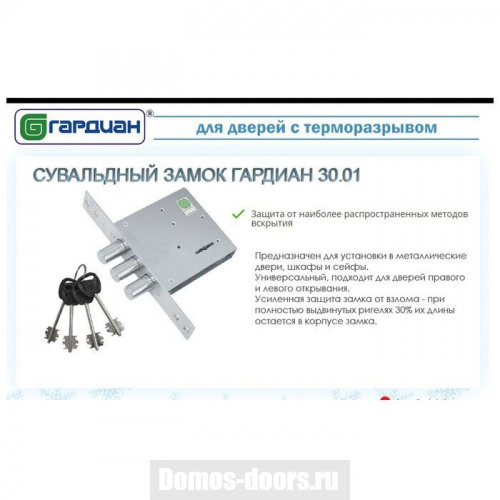 Termo door Входная металлическая дверь с терморазрывом Сибирь термо премиум Вертикаль grey Орех премиум фото 2