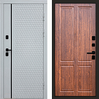 Termo door Входная дверь Simple White Орех стандарт