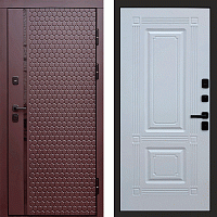 Termo door Входная дверь Simple Шоколад Мадрид белый софт