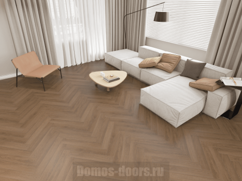 ICON FLOOR Дуб Светлый (Oak Light) ORANGE ламинат, 33 класс, толщина 8 мм, ёлочка фото 3