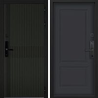 Входная дверь Command doors Cyber matrix oliva 05 Графит Серый