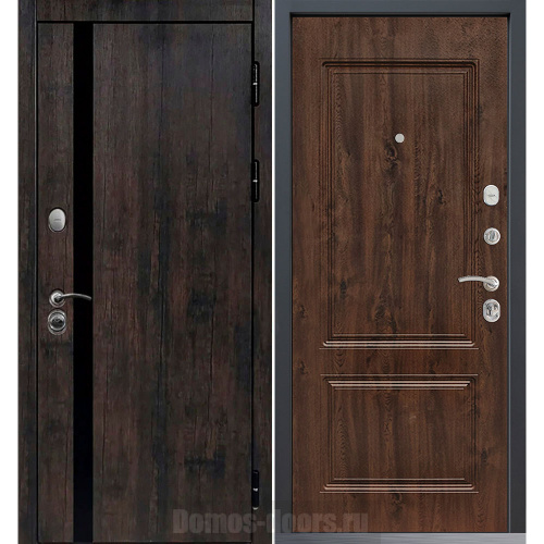 Входная дверь Command Doors Premier 61 Темный дуб