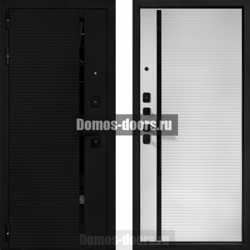 Входная дверь Дверной Континент Палермо 2 Ясень белый софт