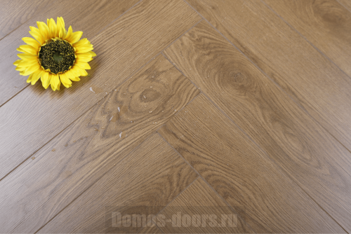 ICON FLOOR Дуб Светлый (Oak Light) ORANGE ламинат, 33 класс, толщина 8 мм, ёлочка фото 4