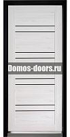 Дверной Континент Панель ЦСБ-49 [стекло чёрн] цв. Сосна Прованс 16 мм