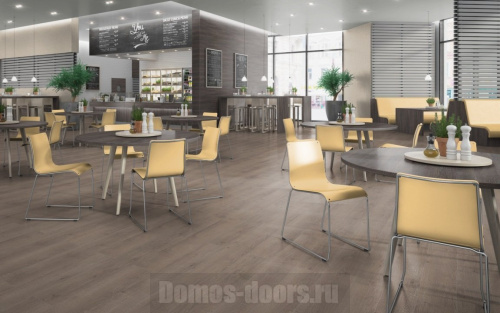 Фаска с 4-х сторонЛаминат Egger Pro Classic 8mm Aqua Plus Дуб Ньюбери тёмный EPL047 фото 3