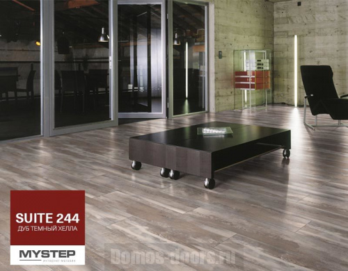 Ламинат Rooms Suite 244 Дуб темный Хелла RV819 фото 6