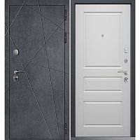 Входная дверь Command Doors Geometria New 02 Белый Матовый