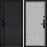 Входная дверь Command doors cyber matrix grey 38 Бетон молочный