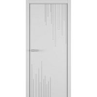 Межкомнатные двери ZaDoorART Lite ПГ Rain 2 Светло-серый