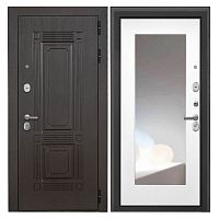 Дверь Интекрон Италия Зеркало ФЛЗ-120М белая матовая (зеркало)