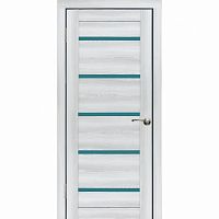 Wanmark Межкомнатная дверь экошпон D1 ясень ривьера айс ДО зеркало
