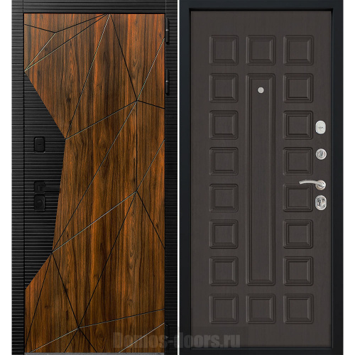 Входная дверь Command Doors Shellwood 01 Венге