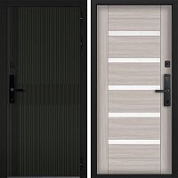 Входная дверь Command doors Cyber matrix oliva 18SP Белая Лиственница