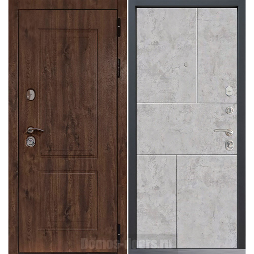 Входная дверь Command Doors Chalet 38 Бетон молочный